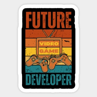 Future Video Game Developer Sticker